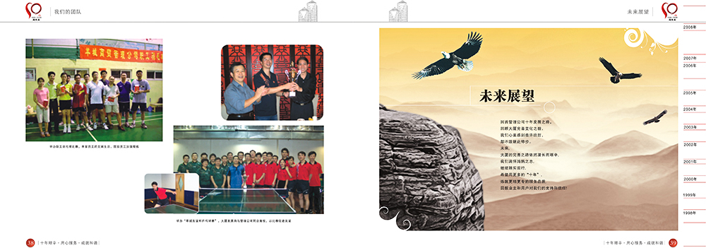 羊城十周年庆宣传画册设计-周年庆宣传画册设计公司