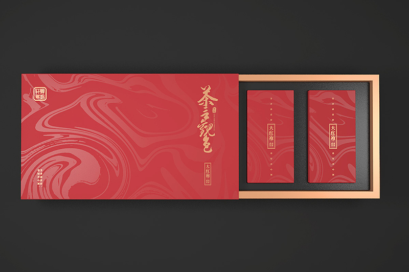 大红袍茶叶包装设计