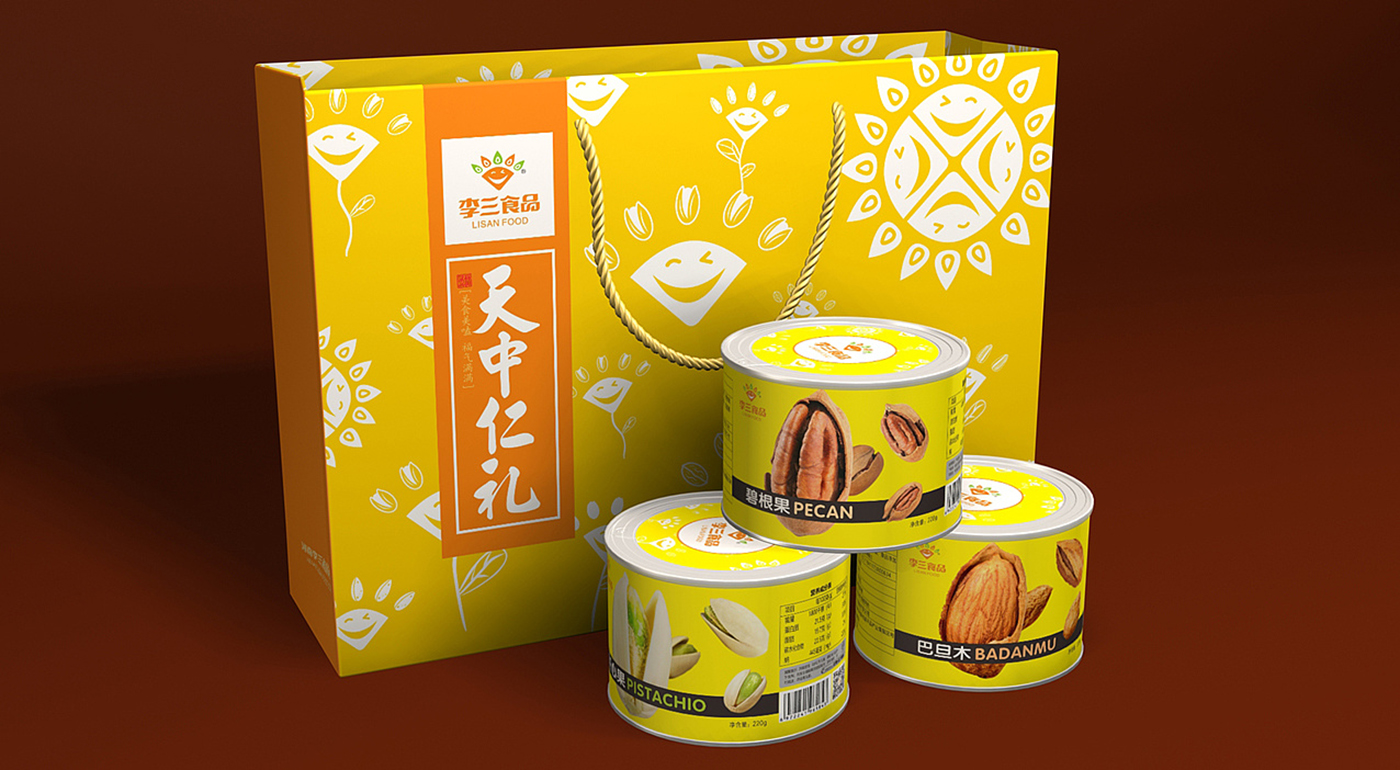 李三食品瓜子包装设计