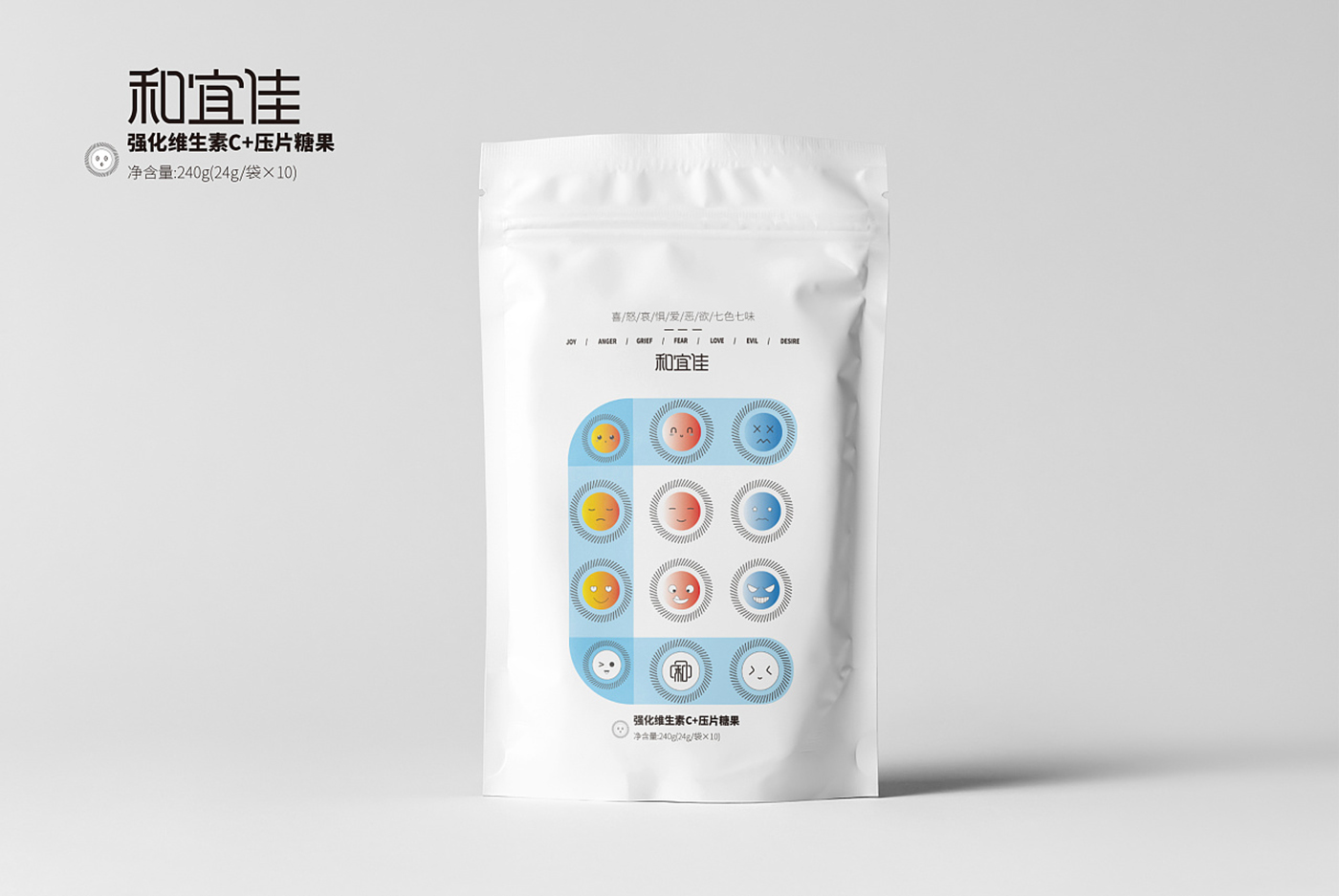 维生素糖果 — 食品包装设计