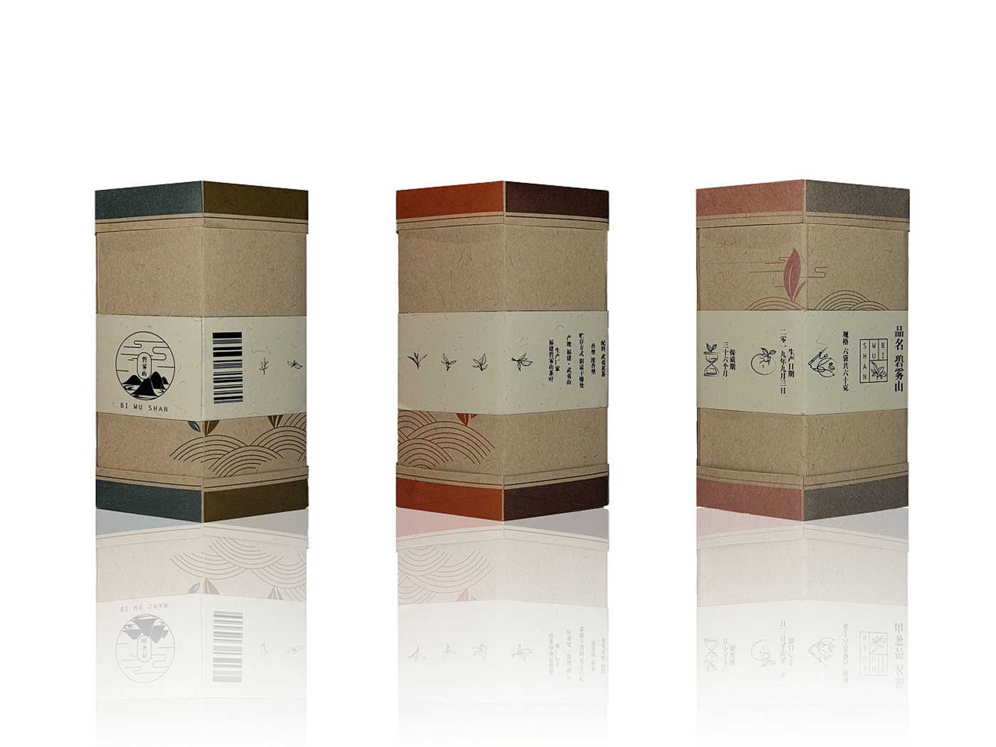 碧雾山茶叶包装设计-创意茶叶外包装设计