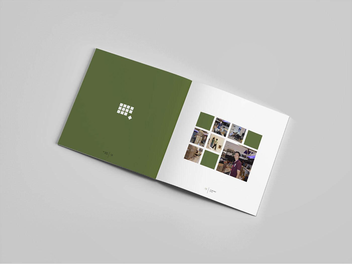 集团极简风纪念册设计-集团纪念册设计公司