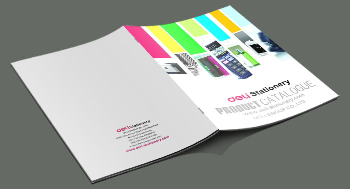 广州得力画册设计-文具行业画册设计公司
