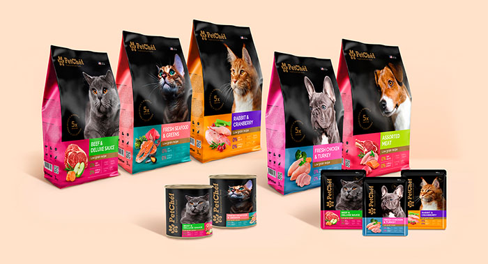 宠物用品包装设计-猫粮包装设计-宠物零食包装设计公司
